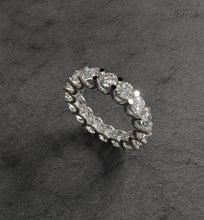 Load image into Gallery viewer, round diamonds eternity band
