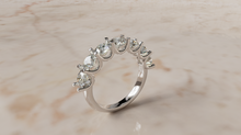 Load image into Gallery viewer, Seven Stone Diamond Wedding Ring
