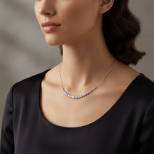 Load image into Gallery viewer, Seventeen Round Stones Diamond Necklace
