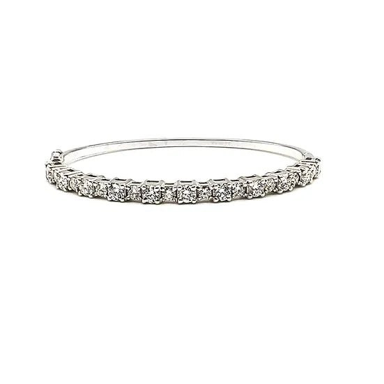 diamond tennis bangle