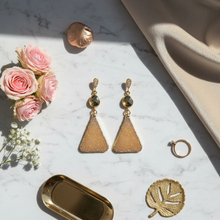 Load image into Gallery viewer, Triangle Druzy CZ Pave - Luxury Flat Lay
