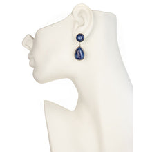 Load image into Gallery viewer, Kyonite Bezel set Earrings - minadjewelry
