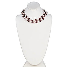 Load image into Gallery viewer, Pearl and Garnet Briolle Necklace - minadjewelry

