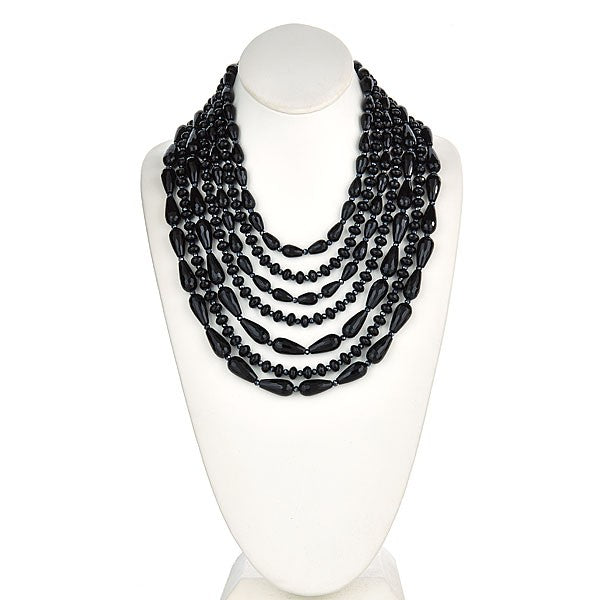 Outlet Sterling & Onyx statement necklace